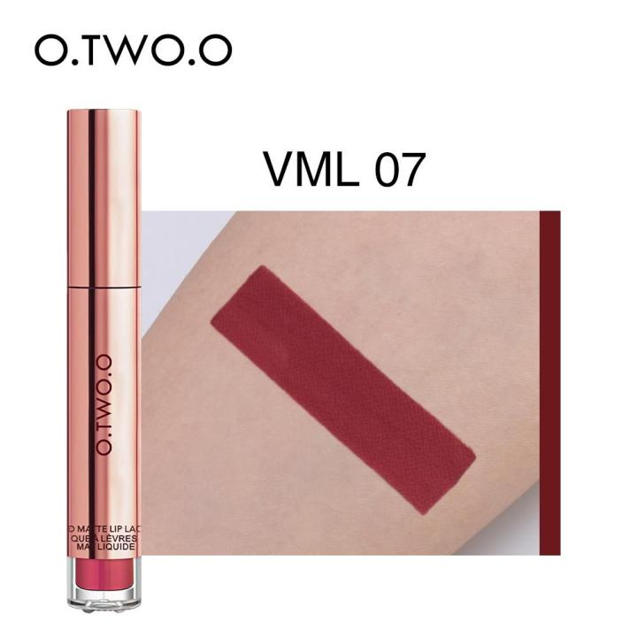 O.Two.O Velvet Matte Laquer Lipstick 4Ml Shade Vml 07