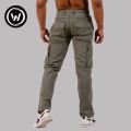 Wraon Army Green Premium Cotton Fancy Cargo Box Pant For Men - Fashion | Cargo Pants For Men | Men's Wear |. 