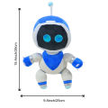 Oufeiton Easy to Clean Plush Doll Adorable Astro Bot Plush Doll Perfect Gift for Game Fans Soft Stuffed Toy for Kids Adults Ideal for Boys. 