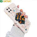 UCUC for Realme C21Y C25Y Back Cover Rubik's cube Soft Thin Liquid Silicone Phone Case. 