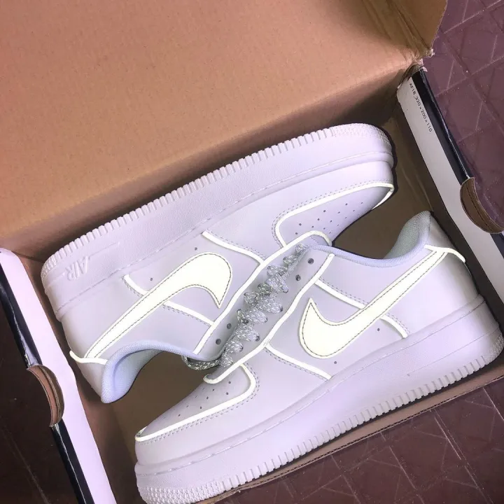 Unisex%20Reflective%20White%20Color%20AF1%20Sneakers%20-%20Image%203