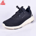 PEAK Casual Shoes for Men Black Lightweight Comfortable Lace Up Everyday Walking Sneakers. 