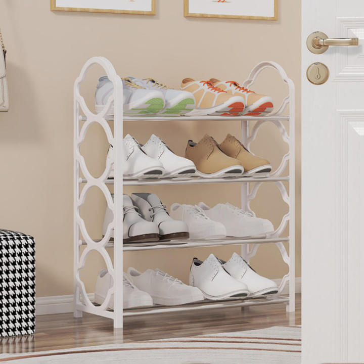 PP+Steel%20pipe%20Shoe%20storage%20rack%20Sturdy%20and%20durable%20Black/White/Pink%2041.5%20*%20.5%20*%2054.5cm%20Dustproof%20shoe%20hanger%20Multi-layer%20shoe%20cabinet%20for%20Home%20organization%20Apartment%20entryway%20Small%20spaces%20Shoe%20lovers%20-%20Image%205