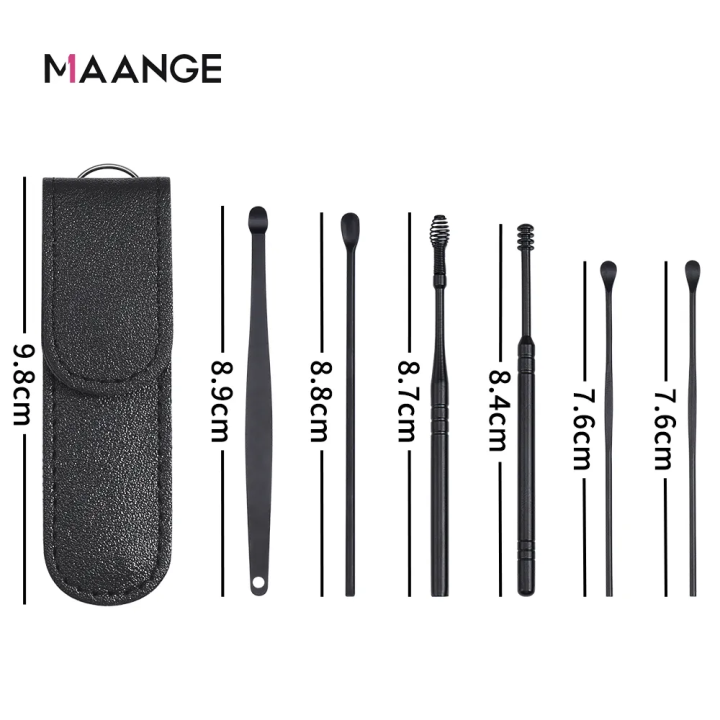 MAANGE%206Pcs%20Earpick%20Stainless%20Steel%20Ear%20Wax%20Remover%20Earplugs%20Ear%20Cleaning%20Tool%20Set%20With%20Storage%20Box%20MAG3047%20-%20Image%208