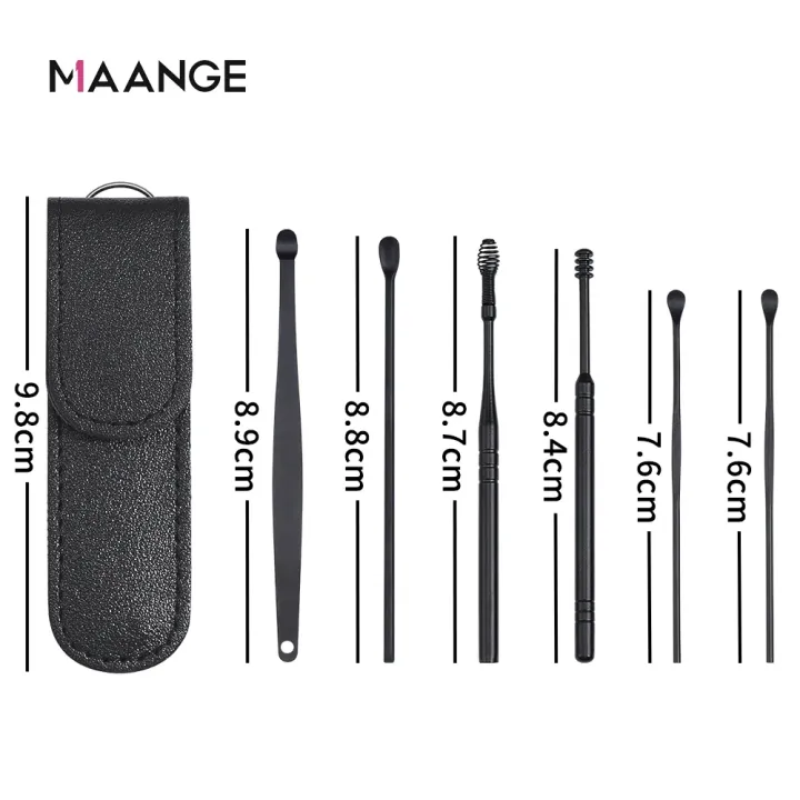 MAANGE%206Pcs%20Earpick%20Stainless%20Steel%20Ear%20Wax%20Remover%20Earplugs%20Ear%20Cleaning%20Tool%20Set%20With%20Storage%20Box%20MAG3047%20-%20Image%208