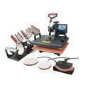 8 in 1 Combo Sublimation Heat Press Machine Multifunctional Heat Transfer Equipment for T-Shirts, Mugs, Plates, Caps, and More, Featuring Digital Time and Temperature Control, Adjustable Pressure, Non-Stick Coated Surface. 