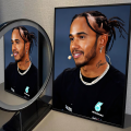 1PC Lewis Hamilton Poster Paper Print Home Living Room Bedroom Entrance Bar Restaurant Cafe Art Painting Decoration. 