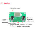 DSP PLL Digital Stereo FM Radio Receiver Module 87-108MHz With Serial Control Frequency Range 50Hz-18KHz Wireless LCD Display. 