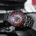 Dulunwe brand new fashionable business waterproof automatic mechanical men's watch. 
