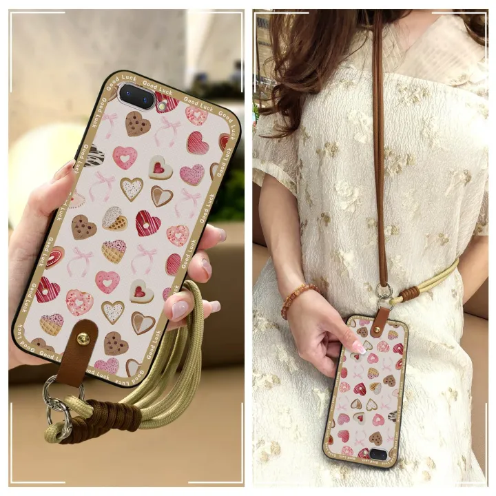 Silicone%20Cartoon%20Phone%20Case%20For%20OPPO%20A5/A3s/Ax5/R15neo%20Lanyard%20protective%20Soft%20case%20Necklace%20Graffiti%20TPU%20Waterproof%20-%20Image%207
