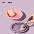 DISICHEN 2025 New 1PC Soft Makeup Brush Cleaning Tools Silicone Folding Wash Bowl Make Up Washing Brushes Gel Cleaner Bowl Scrubbe Beauty Supplies. 
