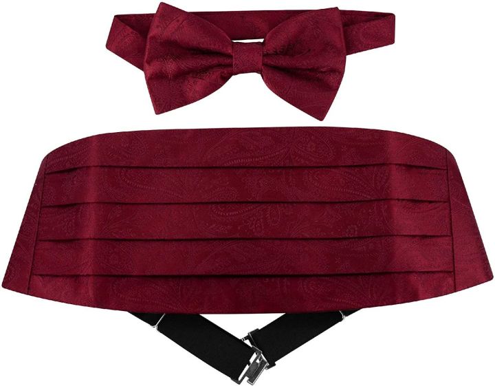 Satin%20Face%20Pure%20Black%20Cummerbunds%20Party%20Chorus%20Use%20Tuxedo%20Special-Purpose%20Adjustable%20Waist%20Belt%20-%20Image%206