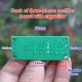 24V 3A Three-Phase Rectifier Bridge Small Generator Rectifier Board Brushless Brush DC Generator Filter Board Module ZHIYU. 