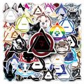 Artsy Home 25/50 Pcs Cool Therian Symbol Animal Aesthetic Stickers for Laptops and Cellphone Cover. 
