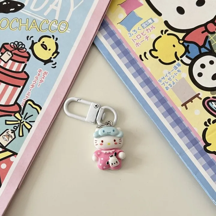 Sanrio%20Keychains%20Fashion%20Pompom%20Purin%20Yawning%20Kuromi%20Keychain%20Pachacco%20KT%20Cat%20Nighty%20Cinnamoroll%20Pendant%20Kawaii%20Pa.%20Pajamas%20Party%20My%20Melody%20Keyring%20Couple.%20-%20Image%206
