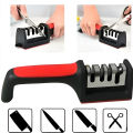 4 Stage Knife Sharpener Manual Kitchen Knife Sharpening Tool For All Knives. 