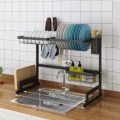 Sink Rack Single Layer Dish Drainer Holder Stainless Steel Kitchen Rack. 