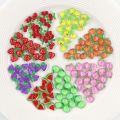 2025 50Pcs Summer Kawaii 9mm Resin Mini Cherry Fruit Cabochon Ornament Jewelry Charms Nail Art Decoration Flatback Manicure Parts. 