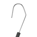 LKPCIGCXM Open End Trouser Hangers Slack Hanger with Non-Slip Foam Coated Black 15-Pack. 