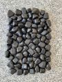 1 KG Large Size Glossy Black Stone Pebbles For Aquarium And Garden Decoration. 