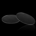fasdaga 2PCS Transparent 3mm Thick Mirror Acrylic Round Disc, 70mm & 60mm. 