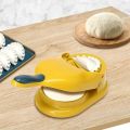 2 In 1 Dumpling Maker, Manual Dough Press Wrapper, Empanada Maker Household For Dumpling Making Tool. 