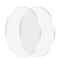 2 Pieces 6mm Thick Round Plexiglass Sheet, 6Inch Diameter Clear Acrylic Circle, Cake Disk Acrylic Sheet Acrylic Backdrop Easy Install Easy to Use. 