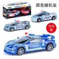 Universal electric racing model toy car with 3D Music light little boy toy car stall hot sale. 