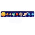 1pcs Wooden Solar System Jigsaw Planets Cognition Panel Matching Puzzle Toy For Kids Educational Game Early Learning Toys. 