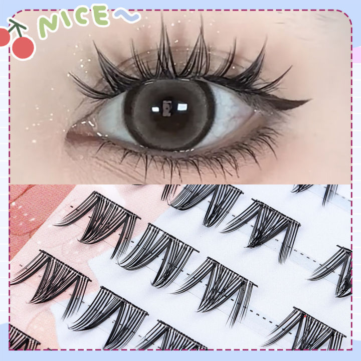 Glue-Free%20Sweet%20Cat%20False%20Eyelashes%20Single%20Cluster%20Segment%20Beginner%20Natural%20Imitation%20Light%20Makeup%20Dense%20Long%20Manga%20Style%20-%20Image%202