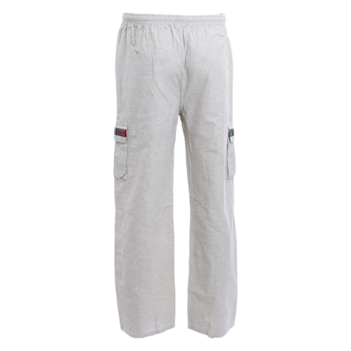 Grey%20%20Cotton%20Back%20Pocket%20Design%20Pants%20%20For%20Men%20-%20Image%205