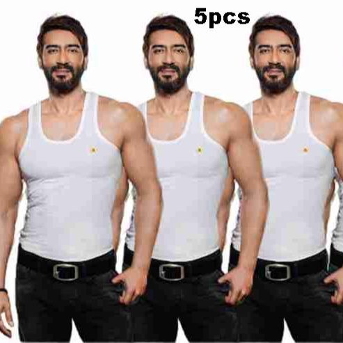 Amul Comfy Men's Cotton  Vest pack of 5