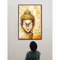 Buddha Hard Wood Laminated Art Print. 