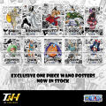 One Piece Anime Wano Arc Poster Set Luffy, Zoro, Sanji, Nami, Usopp, Chopper, Robin, Franky, Brook, Jimbei Straw Hat Pirates Anime Artwork 10-Piece 29.7x21cm. 