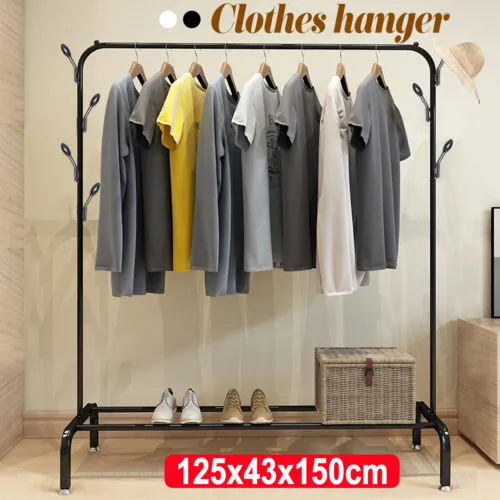 Garment%20Clothing%20Rack%20For%20Hanging%20Single%20Rods%20Storage%20Shoes%20Shelf%20Suit%20Coat%20Rack%20Iron%20Stand%20Full%20Body%20-%20Image%202