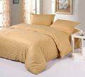 Double 4 Pcs Set Stripes Bedsheet Set With Pillow Cover And Quilt Cover Sirak Khol Sirak Cover Mix Cotton King Size 4 Pcs Sets. 