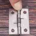 NAMUNY 6X 2 Inch Long Stainless Steel Self-Closing Corner Spring Draw Door Hinge. 