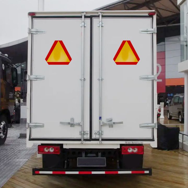 3Pcs%20Transportation%20Slow%20Moving%20Vehicle%20Safety%20Sign%20with%20Reflective%20Triangle%20Sign%20for%2014X12Inch%20-%20Image%203