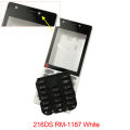 Front Frame Back cover Battery Cover For Nokia 150 Housing 216DS RM-1187 216 Full Housing Cover Case With Keypad. 