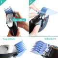 (GGBR)-Clipper Guards Set for Most Clippers Caliper Comb Limit Positioning Comb Replacement 1/16 to 1 Inch Hair Clipper. 