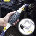 High Flow Gasoline Hand Pump, Oil suction pump, Portable Manual Car Pump for transfer Petrol, Diesel, Oil, Liquid, Water Fish Tank, with 2 Meter flexible Hose. 