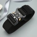 Tactical Metal Buckle Belt Quick Release Military Belt Soft Nylon Sports Accessories For Men - Best Belt. 