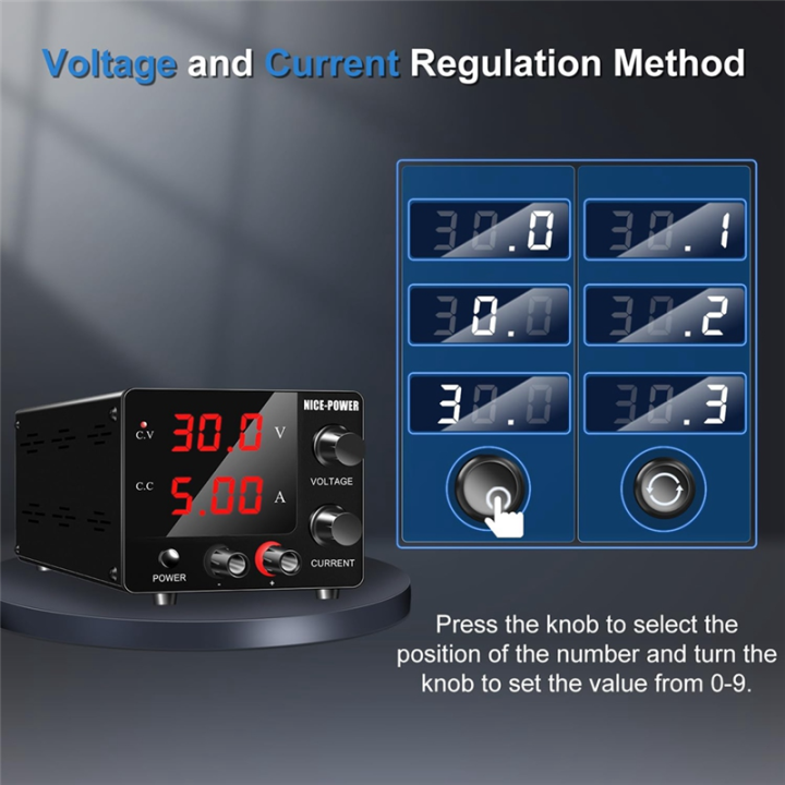 30V%205A%20Adjustable%20Switching%20Regulated%20Power%20Supply%20with%20Encoder,%20LED%20Display%20EU%20Plug%20-%20Image%207