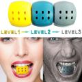 3 Levels JawLine Exercise Jaw Line Exerciser Fitness Ball Neck Face Toning Jawrsize Jaw Muscle Training Supplies. 