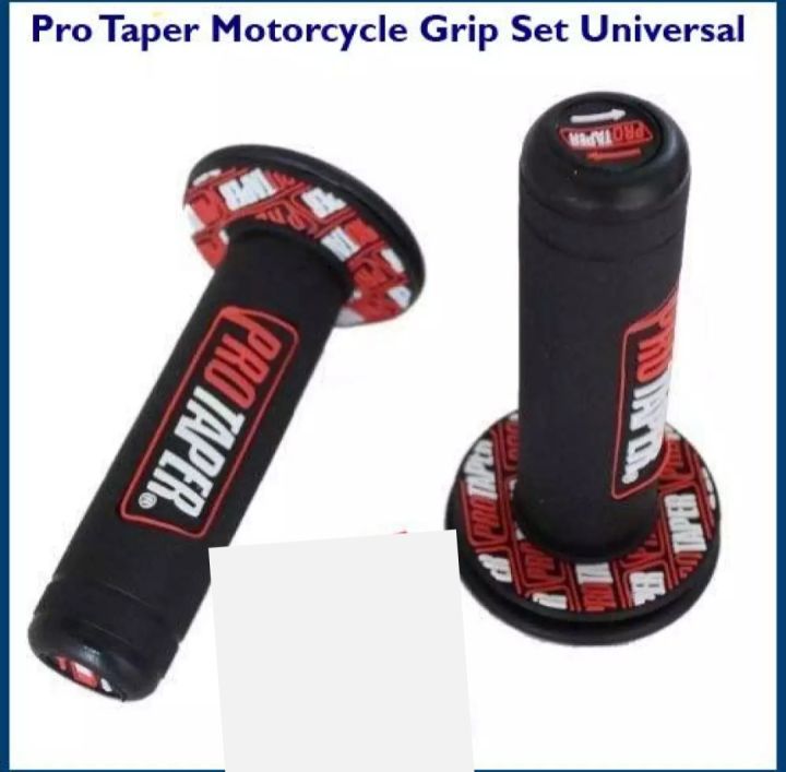 Pro Taper Motorcycle Grip Set Universal Black / Red Colour