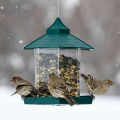 Waterproof Hanging Gazebo Bird Feeder Villa Outdoor Feeding For Garden Decor MENGYU. 