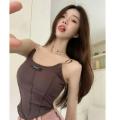 Solid color Women's sleeveless tops slim fit with chest pad summer women's vests Letter Design Chain shoulder strap. 