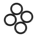 20 Pcs Black Rubber Oil Seal O Shaped Rings Seal Washers 16x12x2 mm. 