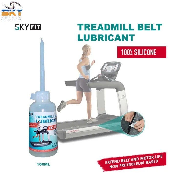 Treadmill Lube 100% Silicone Oil Non Petroleum Based | Anti Static Dust & Water Resistant Treadmill Lube
