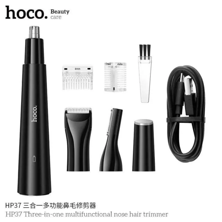 Hoco%20HP37%203-in-1%20Multifunctional%20Trimmer%20for%20Men%20&%20Women%20-%20Rechargeable%20Electric%20Nose%20Hair,%20Ear,%20Eyebrow%20&%20Beard%20Trimmer%20-%20Portable%20Body%20Grooming%20Kit%20&%20Personal%20Shaver%20-%20Image%202